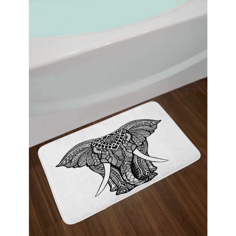 Native Totem Bath Mat