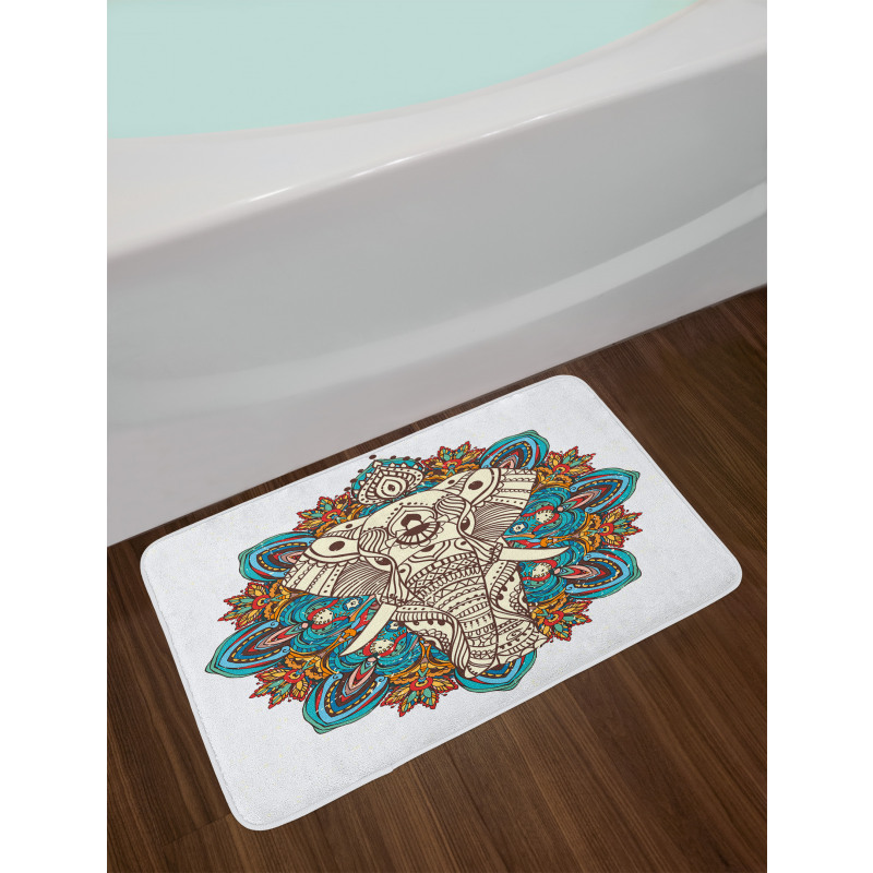 Building of Savior Bath Mat