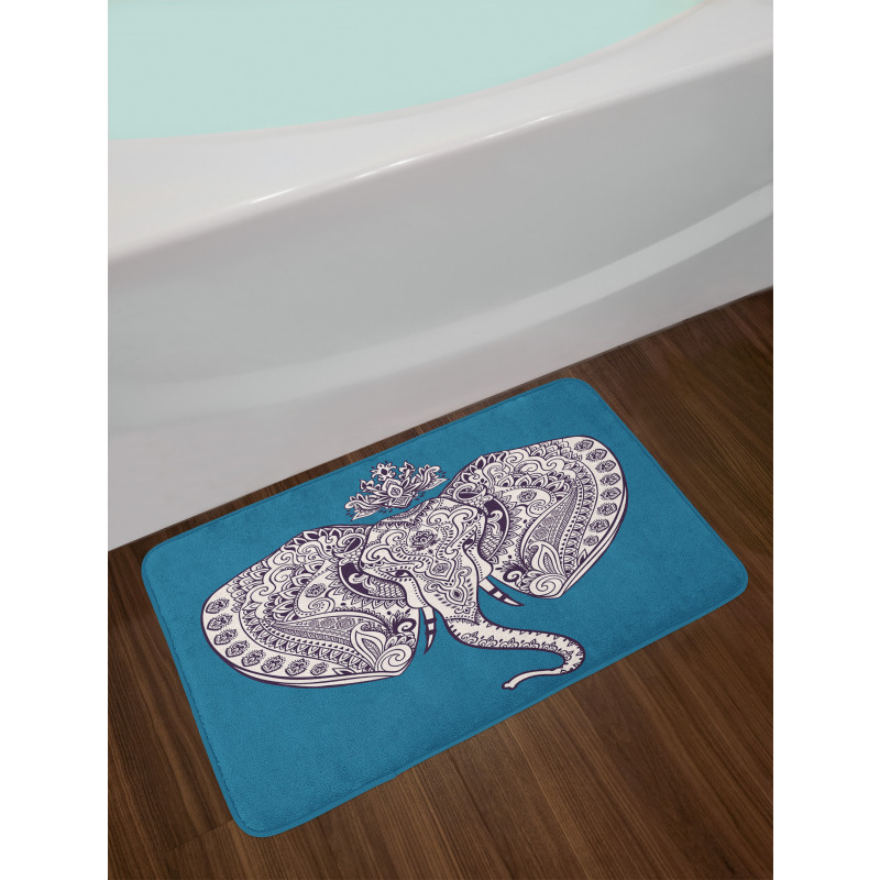 Ethnic Symbols Bath Mat