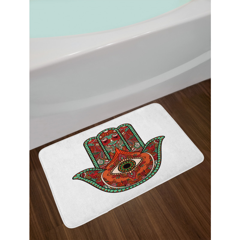 Vintage Boho Colorful Bath Mat