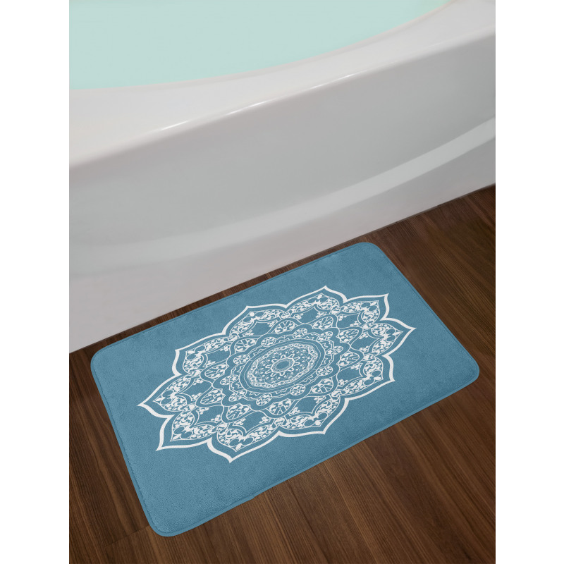 Lace Style Royal Round Bath Mat