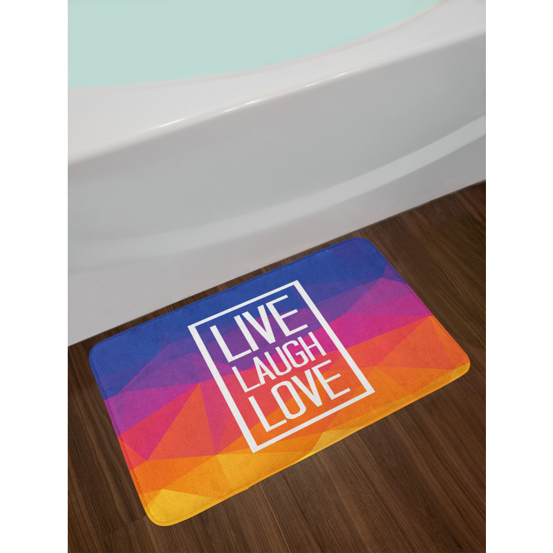 Famous Slogan Bath Mat