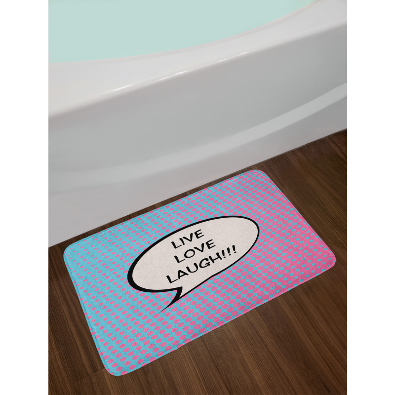 Pop Art Comic Bath Mat