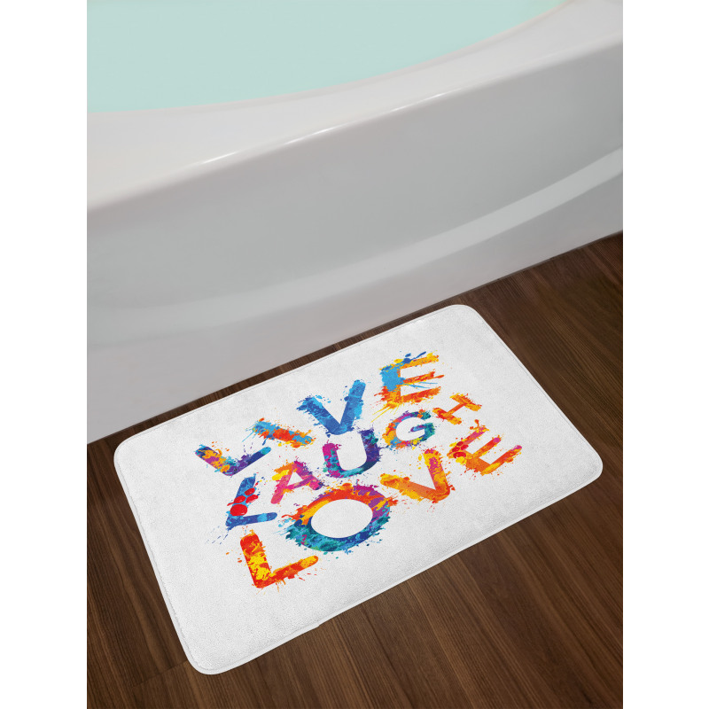 Joyful Words Bath Mat