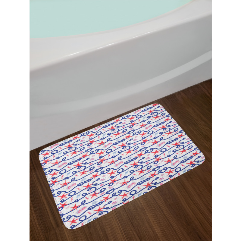 Rope Scallops Bath Mat