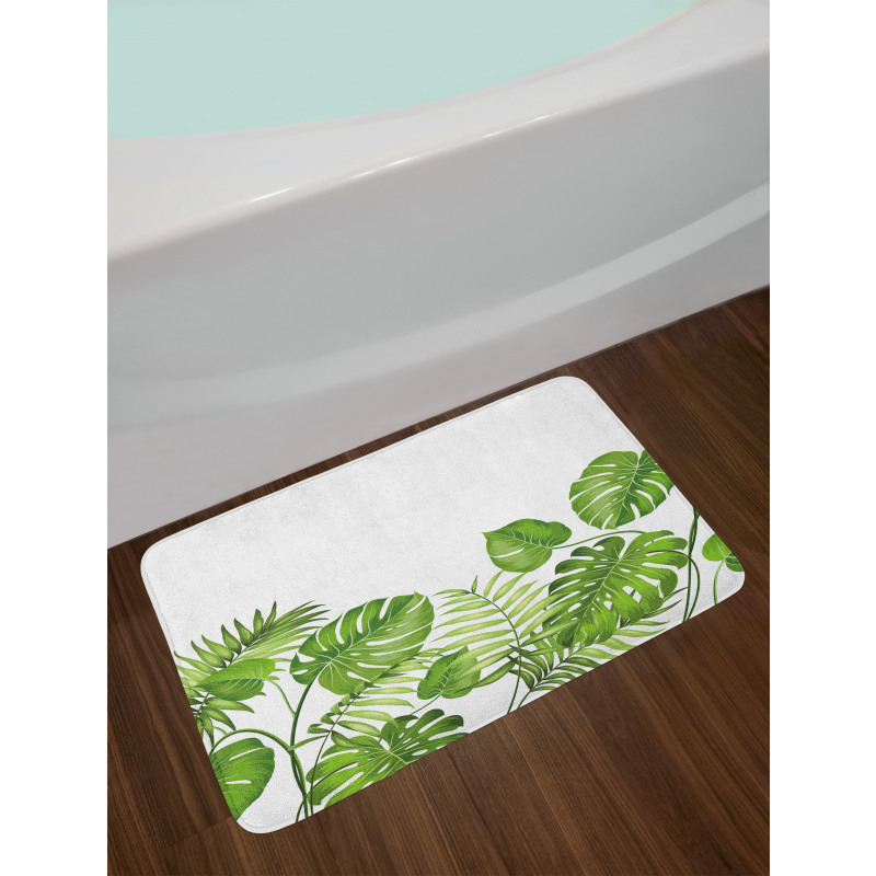 Foliage Swirls Botanic Bath Mat