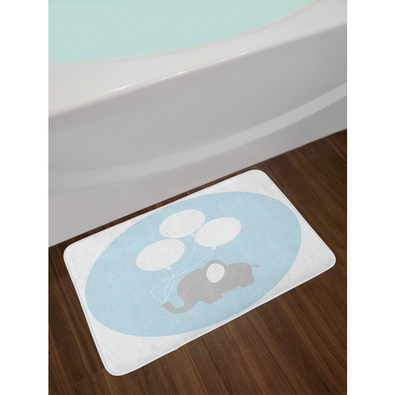 Balloons Baby Bath Mat