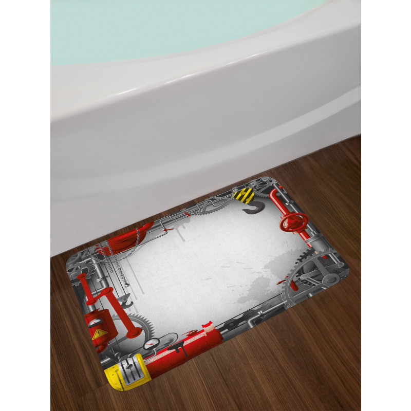 Pipes Meters Bath Mat