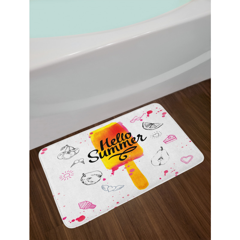 Hello Summer Bath Mat