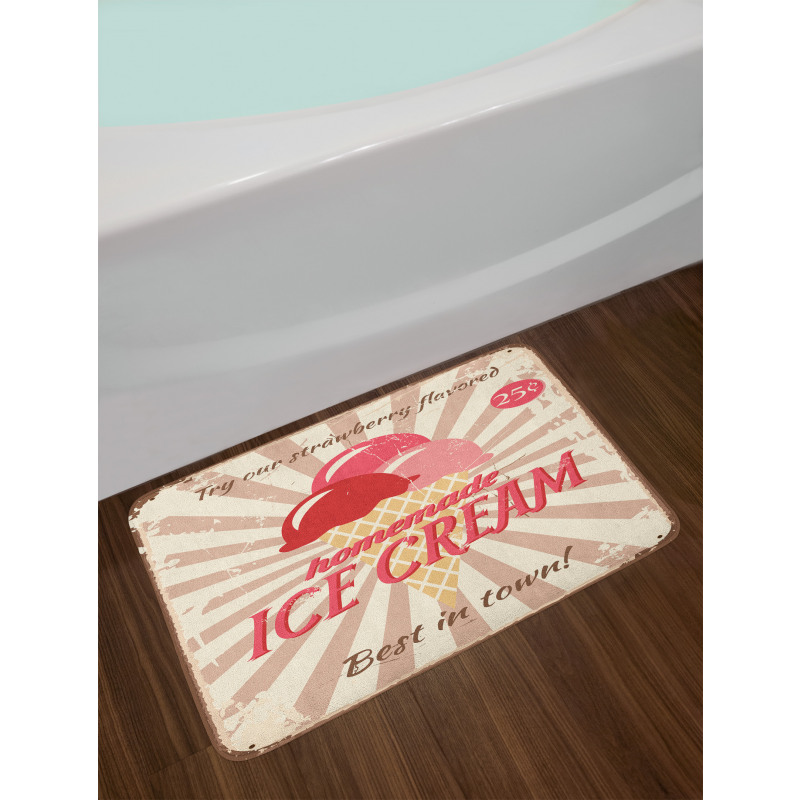Homemade Ice Cream Bath Mat
