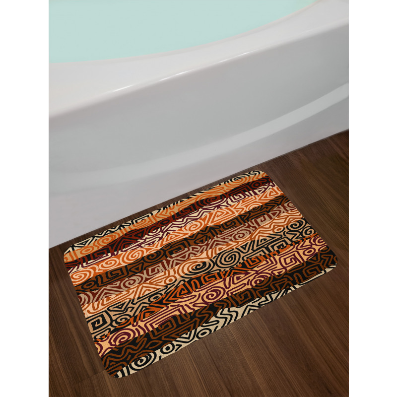 Strikes Pattern Bath Mat