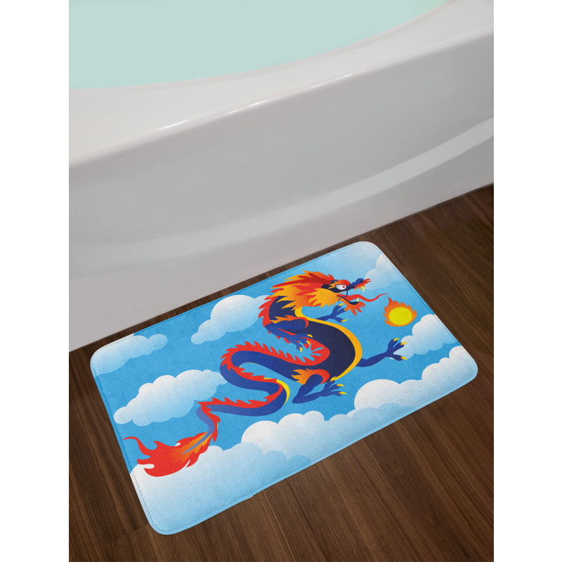 Surreal Folk Tale Art Bath Mat