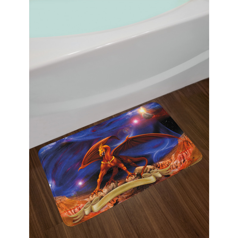 Dragon Knight Cosmos Bath Mat