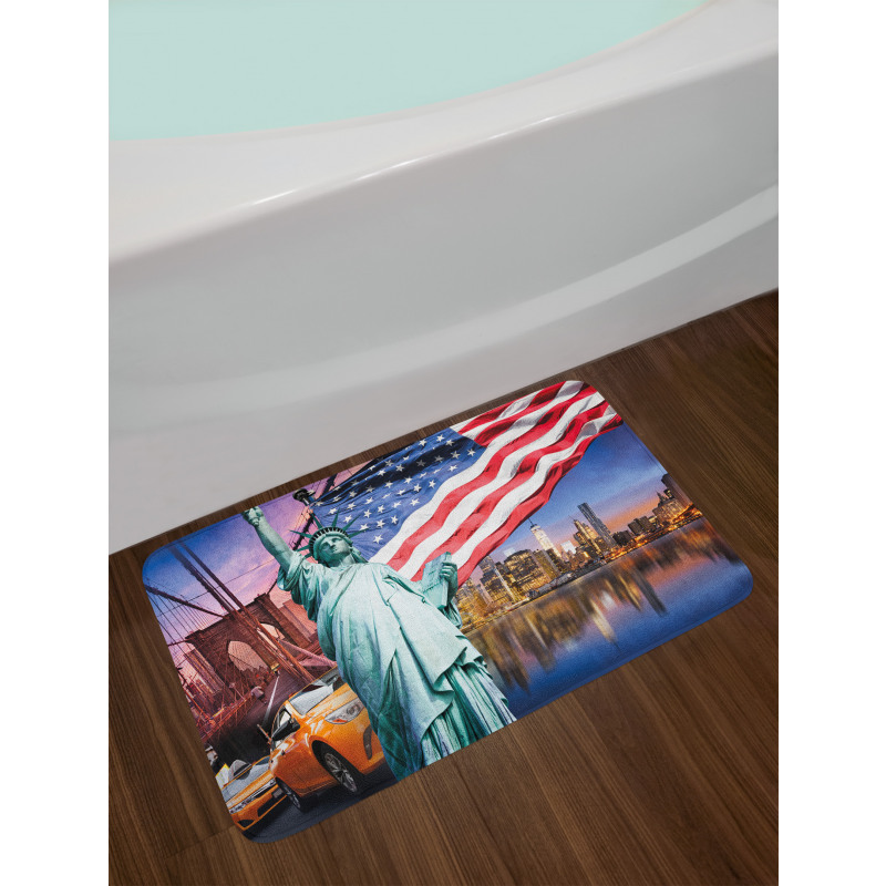USA Touristic Concept Bath Mat