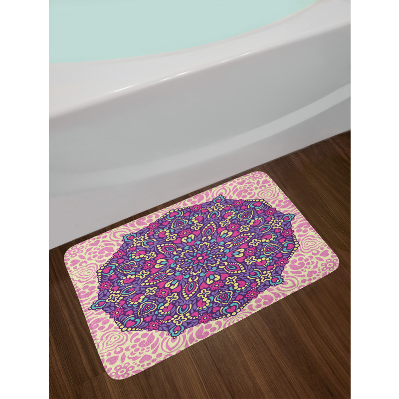 Floral Cosmos Bath Mat