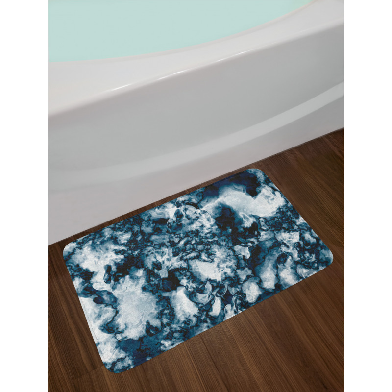 Vintage Nature Painted Bath Mat