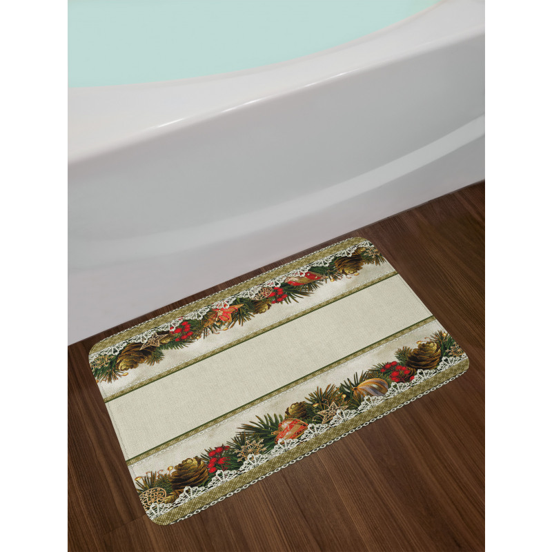 Vintage Ornate Nature Bath Mat