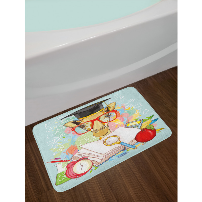 Geek Giraffe Bath Mat