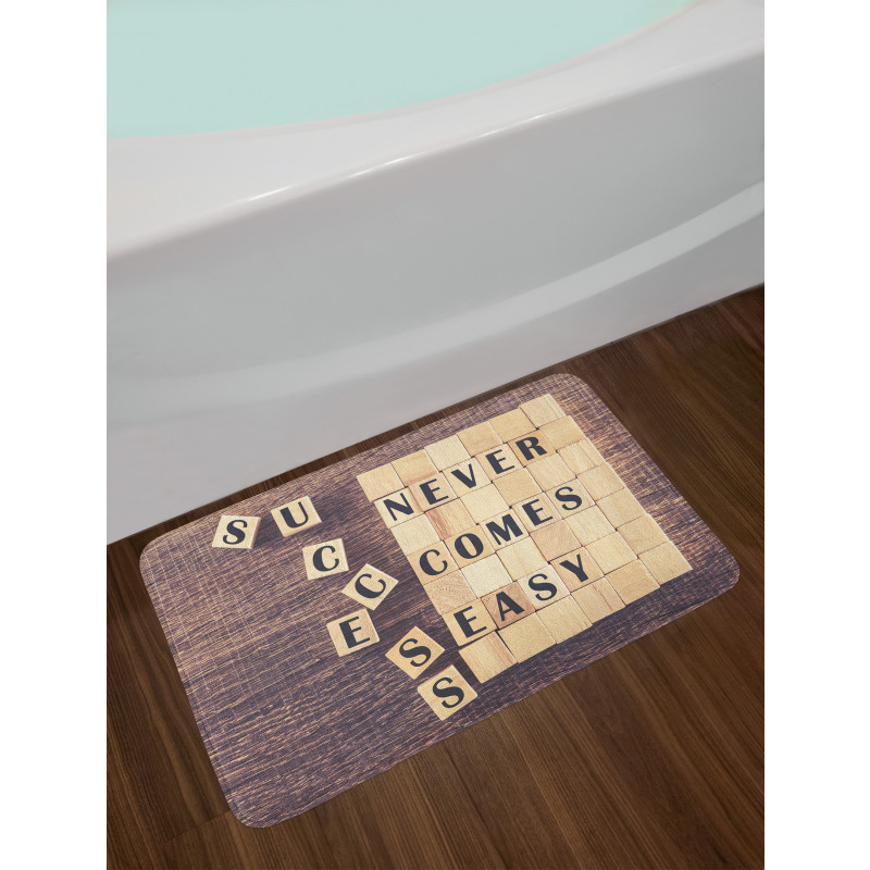 Words Scribble Bath Mat