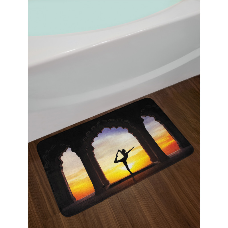 Man in Old Building Bath Mat