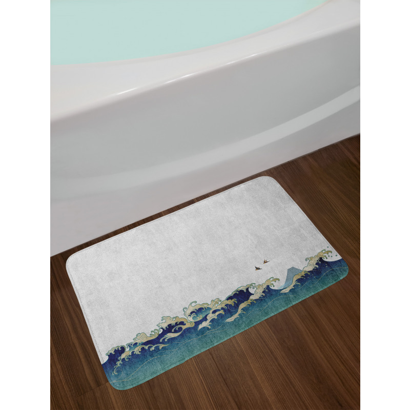 Aquatic Swirls Bath Mat