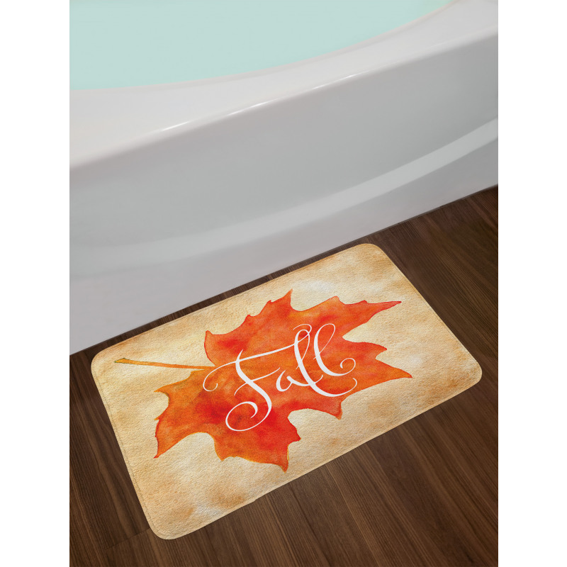Maple Leaf Vintage Bath Mat