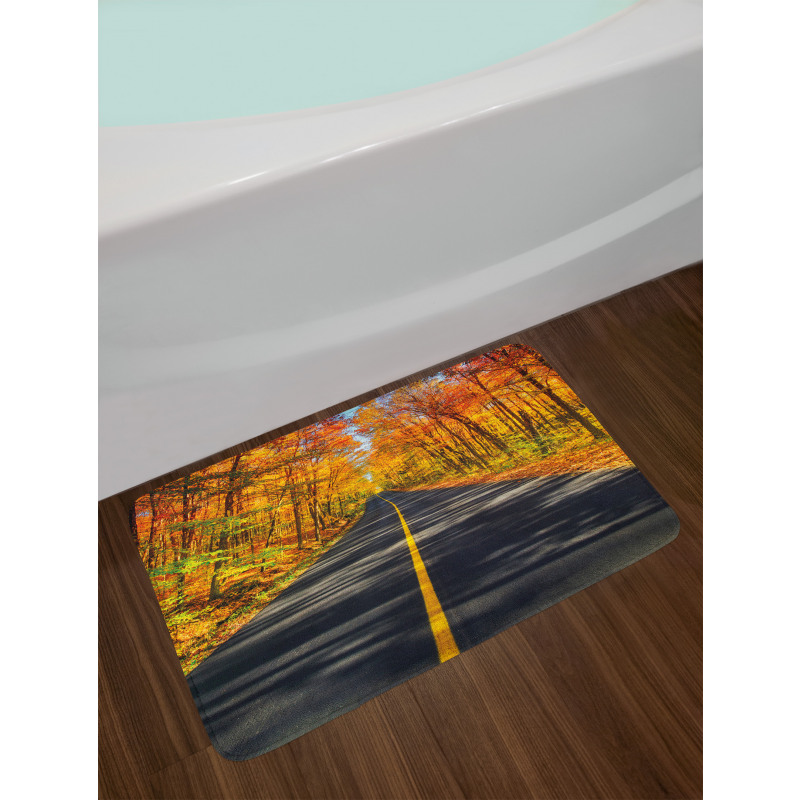 Rural Road Countryside Bath Mat