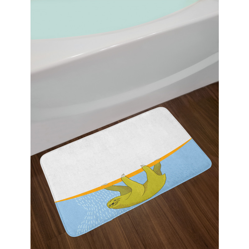 Underwater Wildlife Fauna Bath Mat