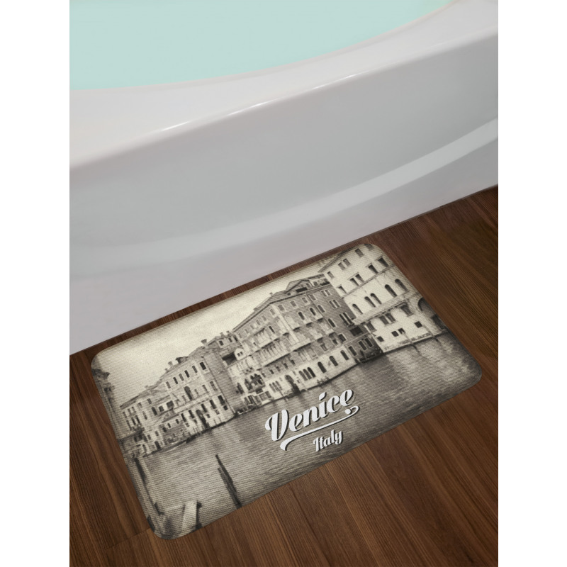 Old Venice Vintage Photo Bath Mat