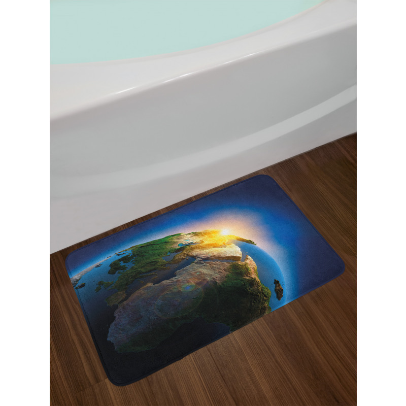 Morning Sunrise Space Bath Mat