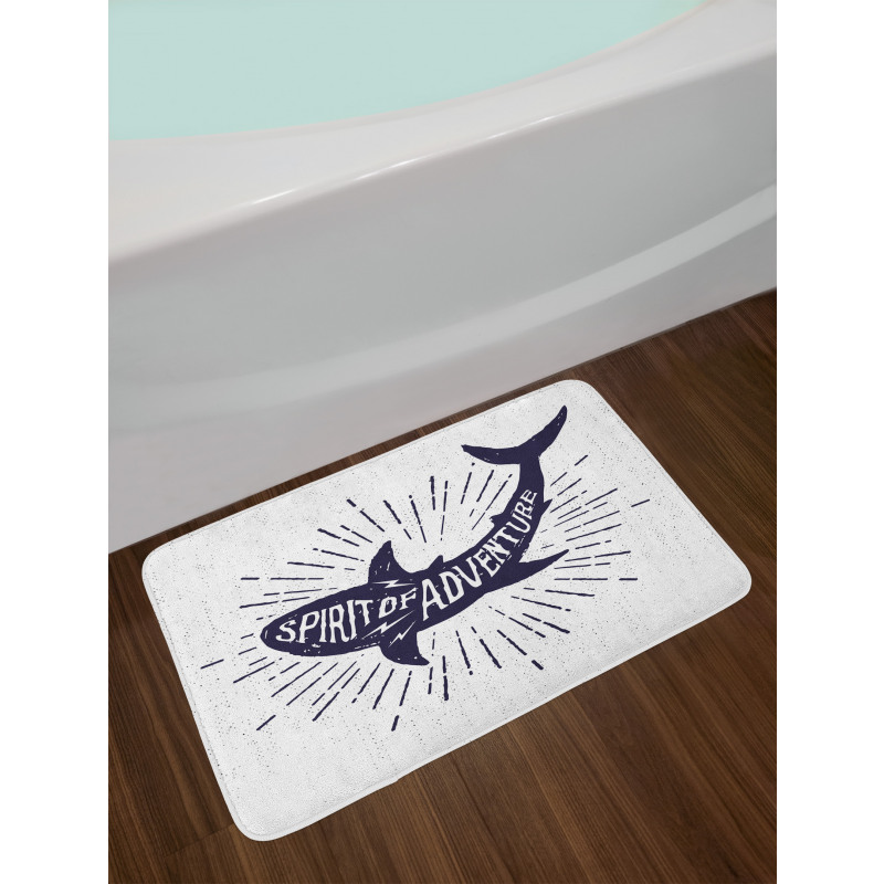 Spirit of Adventure Fish Bath Mat