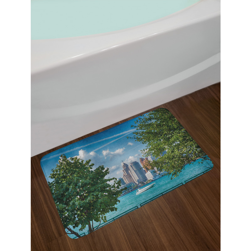 Summer Afternoon River Bath Mat