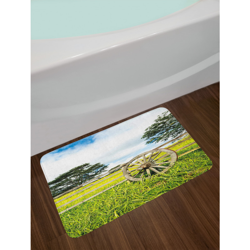 Green Meadow Bath Mat