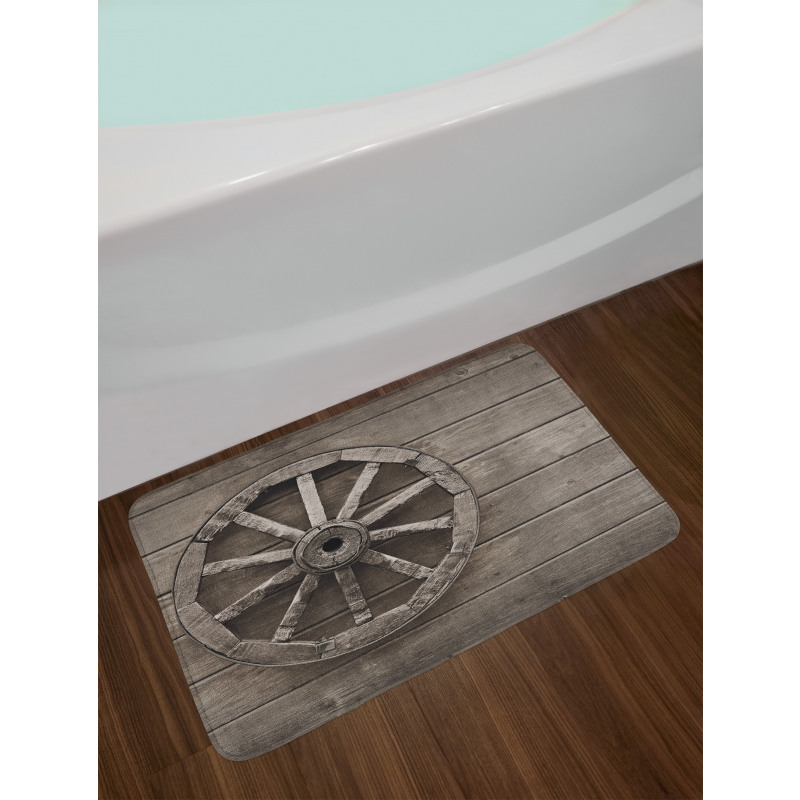 Old Carriage Bath Mat