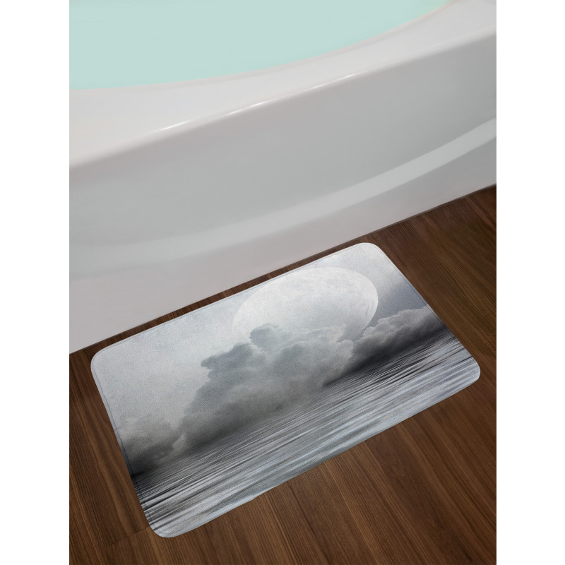 Calm Water and Twilight Sky Bath Mat