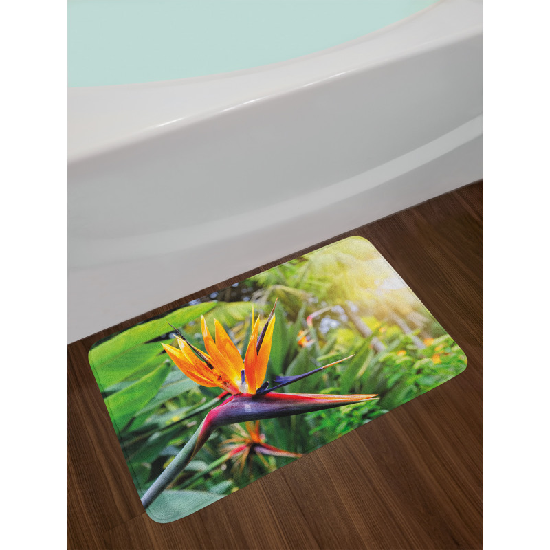 Bird of Paradise Flower Bath Mat