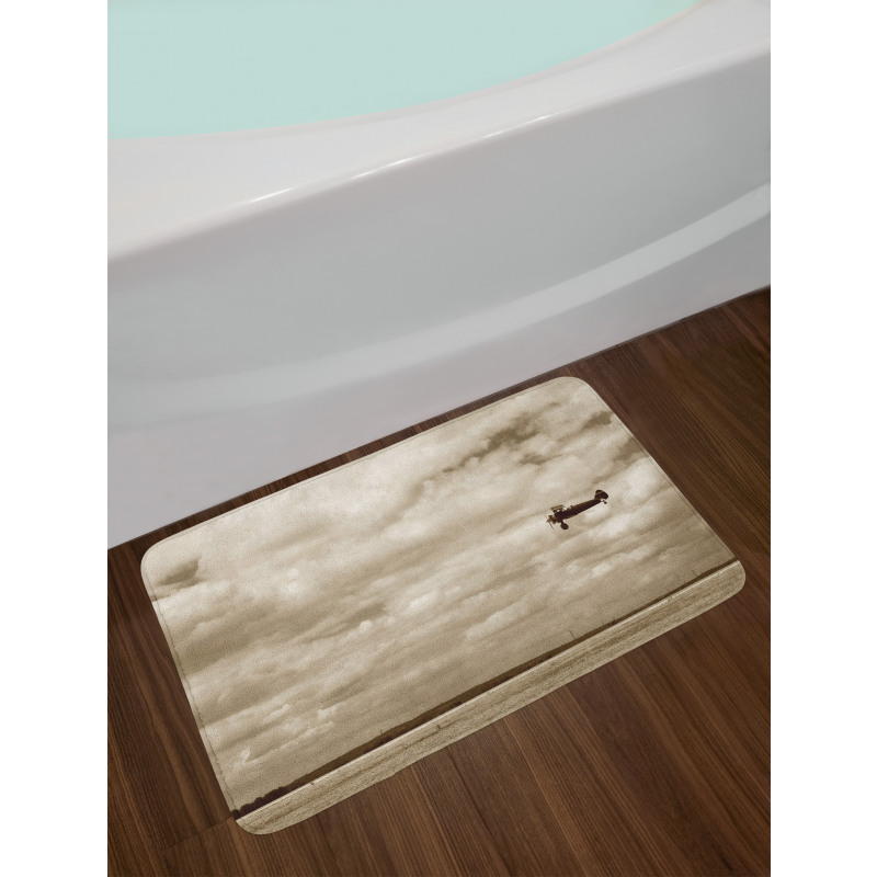 Fighter Plane Bath Mat