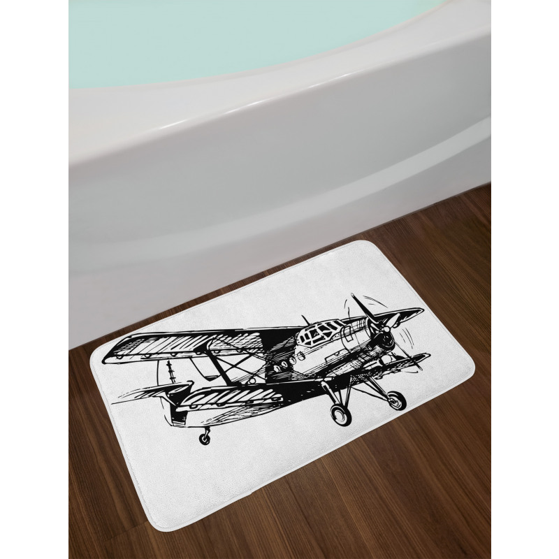 Sketch Art Bath Mat