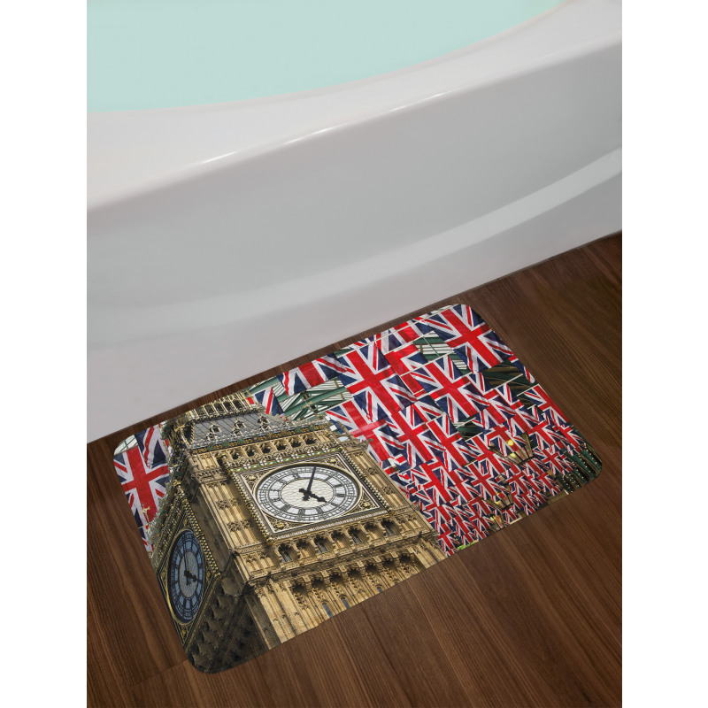 UK Flags Bath Mat