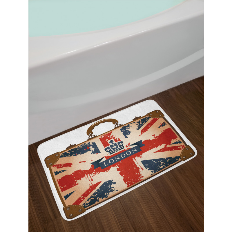 Vintage Suitcase Bath Mat