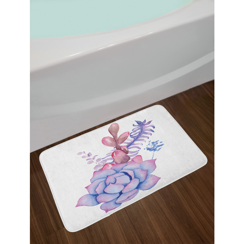 Corsage Wedding Bouquet Bath Mat