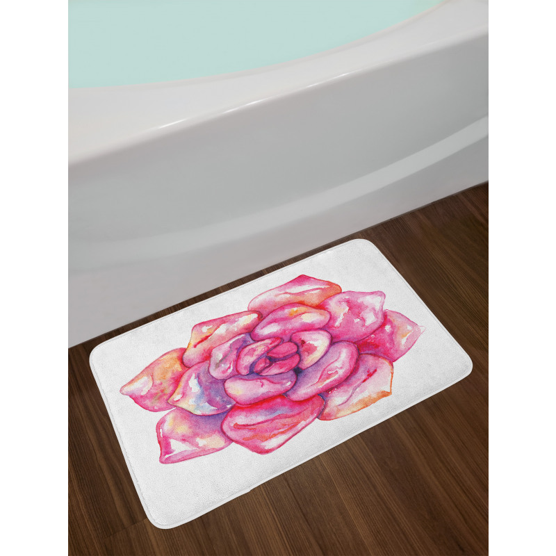 Tropical Mexican Flora Bath Mat