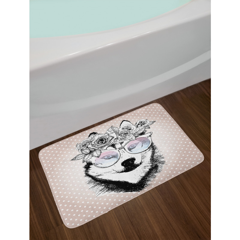 Wreath Sunglasses Bath Mat