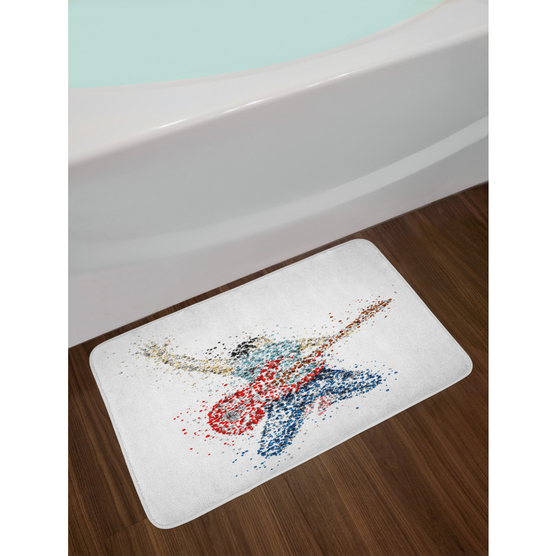 Guitarist Dots Bath Mat