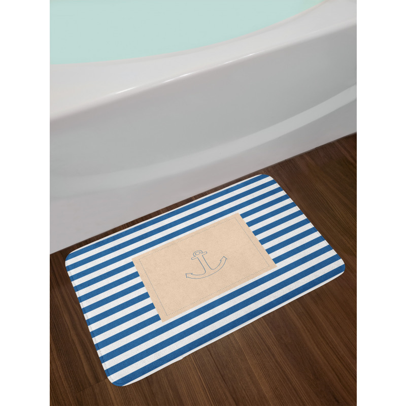 Maritime Anchor Bath Mat