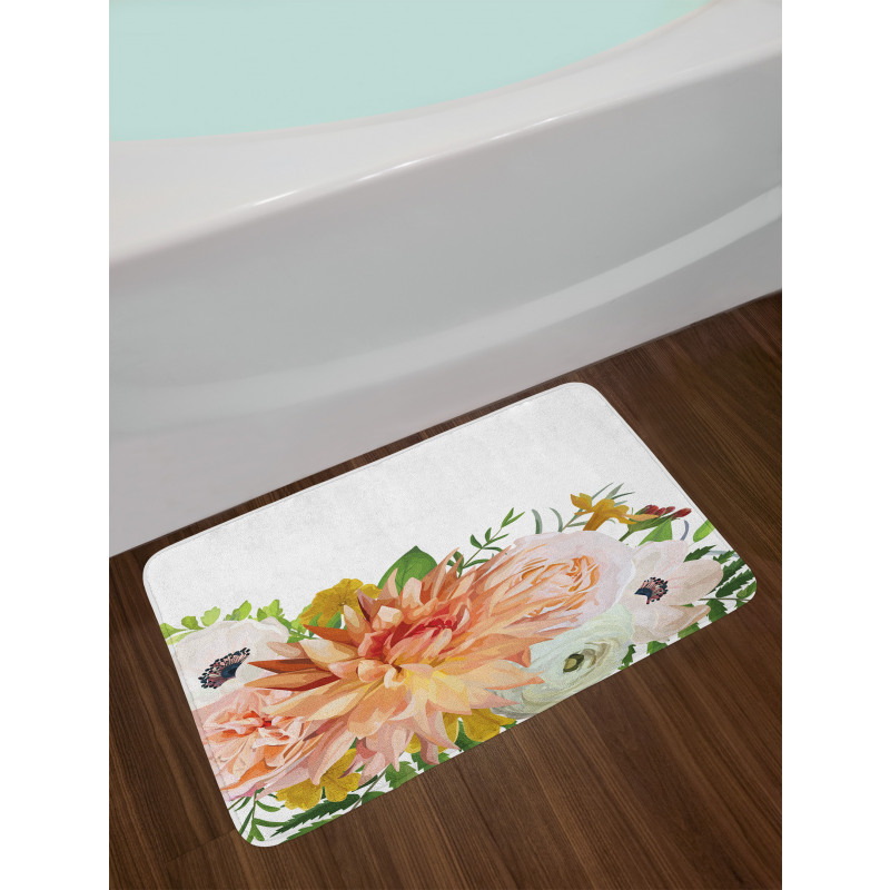 Fresh Leaves Bath Mat