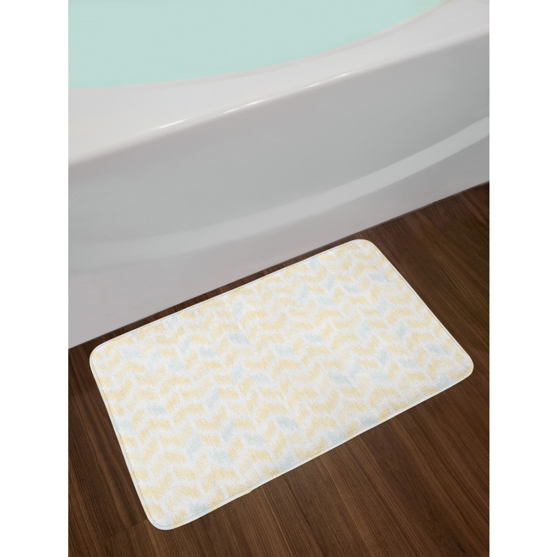 Ikat Style Tile Bath Mat