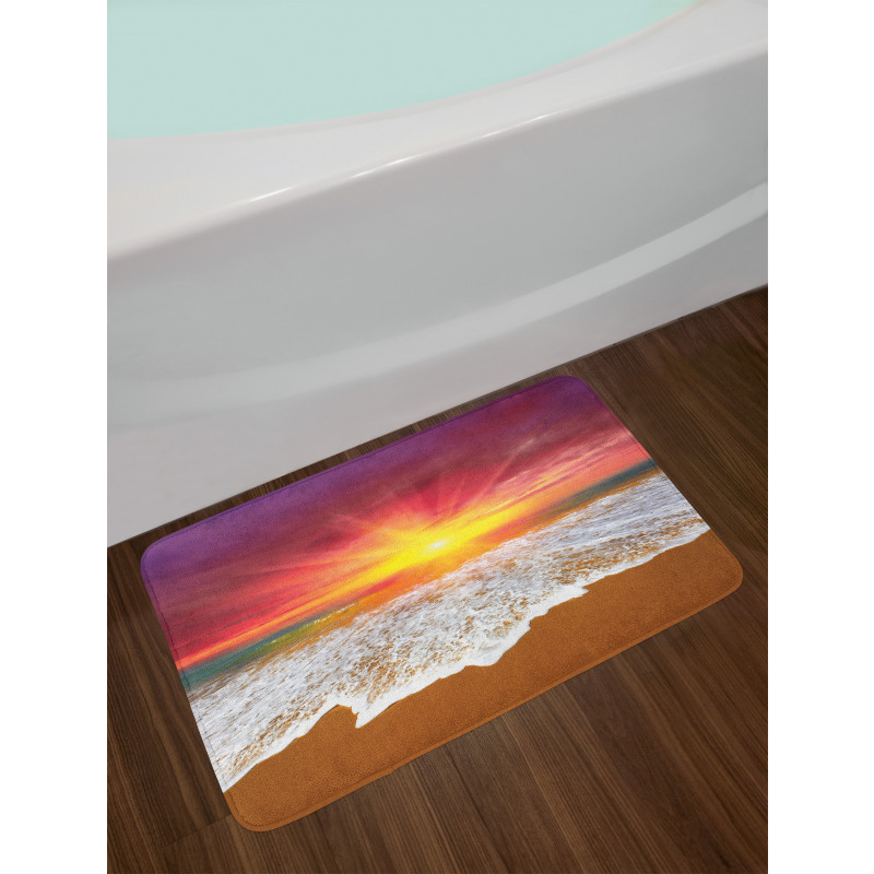 Vivid Coastal Scenery Bath Mat