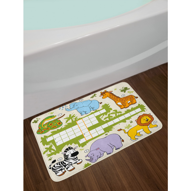 Wild Safari Bath Mat