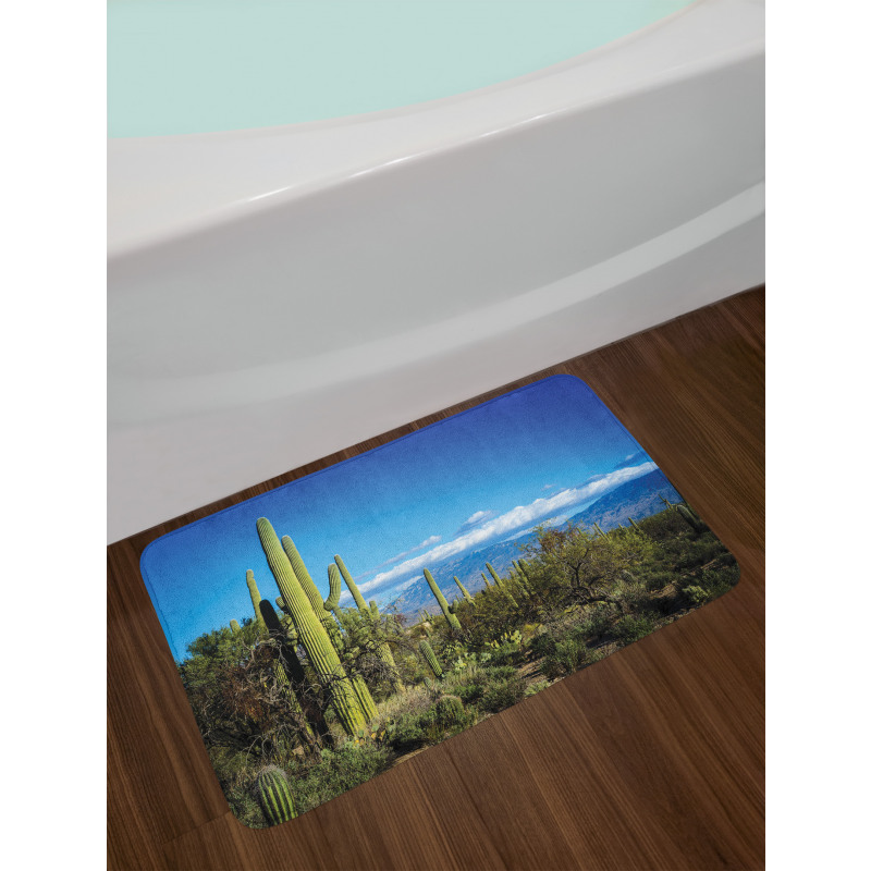 Tucson Countryside Cacti Bath Mat